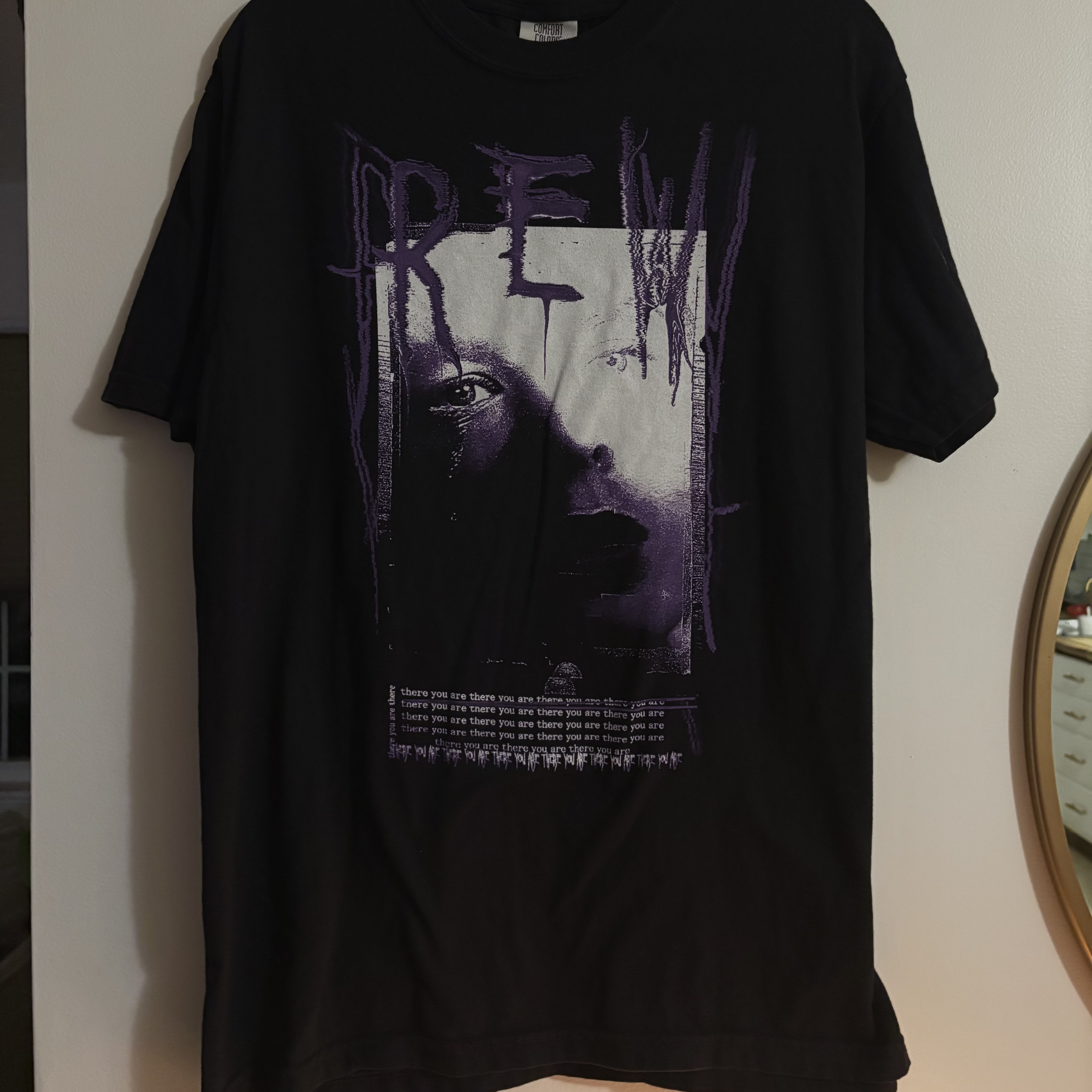 rew there you are tour shirt detail